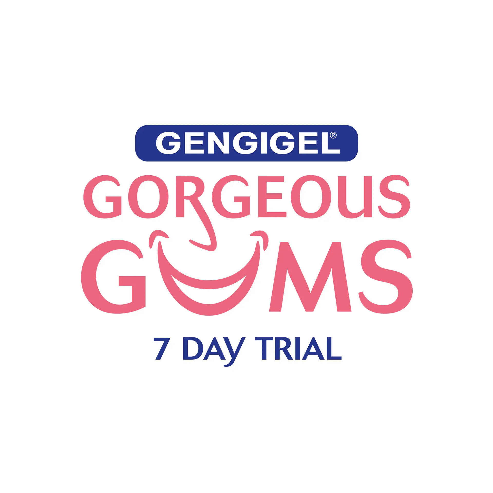 Gorgeous Gums logo concept where the U forms a smile